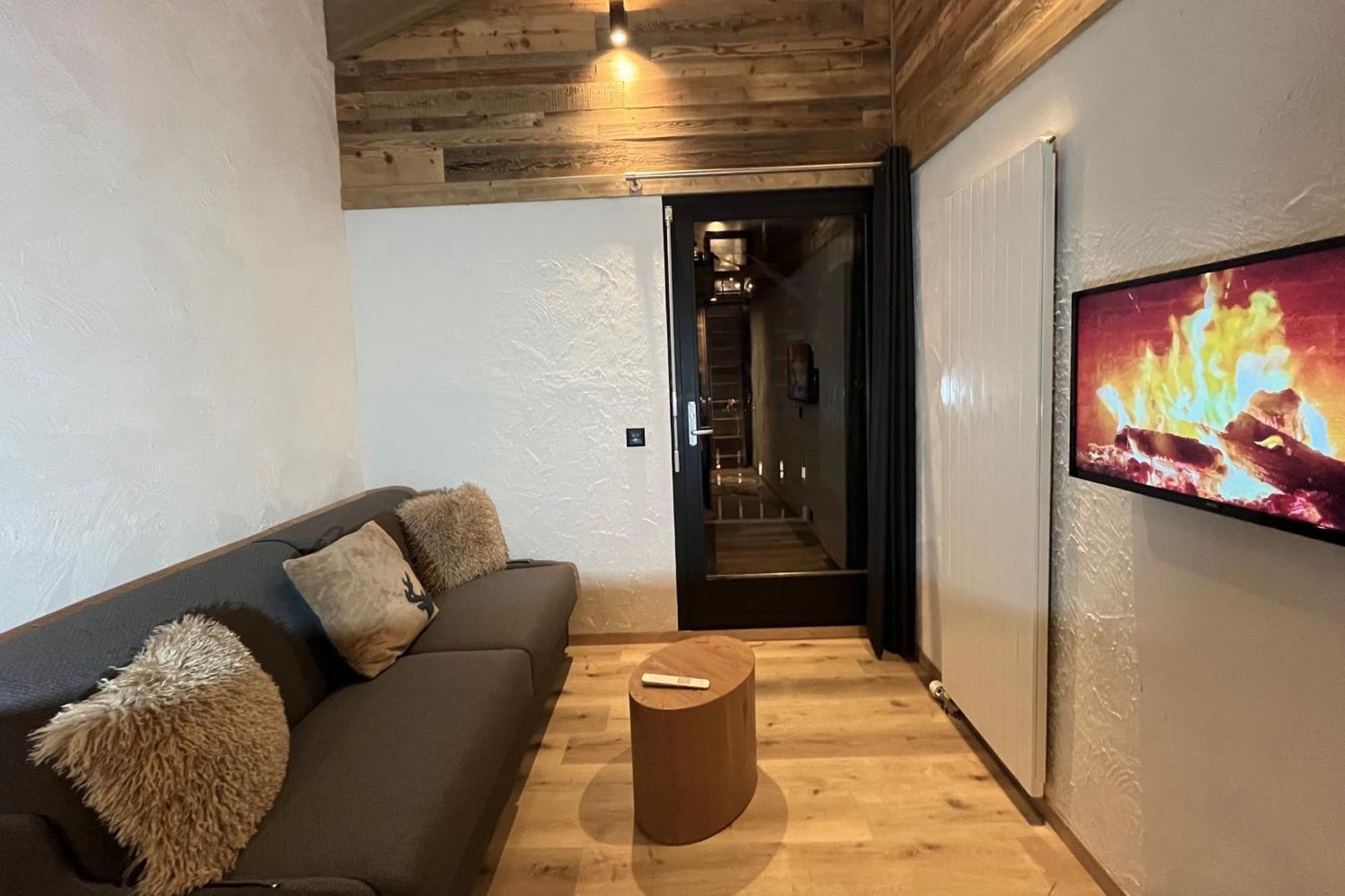 Les Cerfs - Appartement & Studio - Anzère Exterior foto